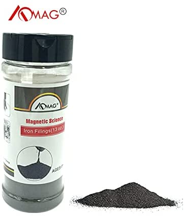 AOMAG Magnetic Iron Powder Filings Sand for Magnet Education AOMAG Magnetic Iron Powder Filings Sand for Magnet Education