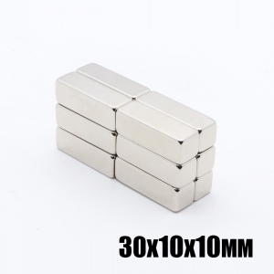 Bar Magnet Strong Neodymium Magnet 30x10x10mm