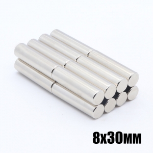 8X30mm Rod Magnet Cylinder Neodymium Magnet