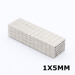 Small Rod Neodymium Magnet 1x5mm Tiny Permanet Magnet