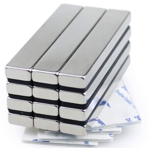 Custom Neodymium Bar Magnet Double-Sided Adhesive Magnets