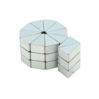 Industrial cheap arc / sector / wedge /triangle neodymium magnet