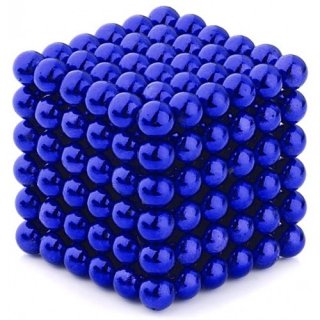Magnetic Sphere Buckyballs Neocube 216pcs Ball 5mm Puzzle Blue