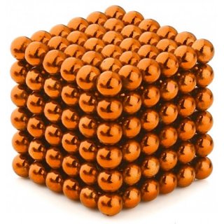 Magnetic Sphere Buckyballs Neocube 216pcs Ball 5mm Puzzle Orange