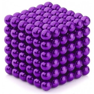 Magnetic Sphere Buckyballs Neocube 216pcs Ball 5mm Puzzle Purple