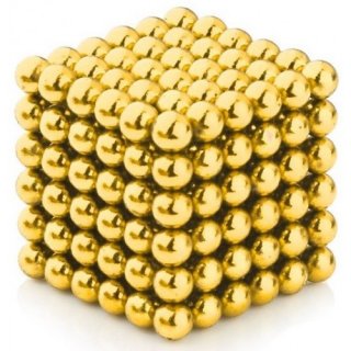 Magnetic Sphere Buckyballs Neocube 216pcs Ball 5mm Puzzle Gold