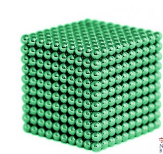 Magnetic BuckyBalls CyberCube 216pc Ball 5mm Puzzle Glow in Dark