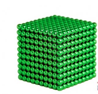 Magnetic Sphere Buckyballs Neocube 216pcs Ball 5mm Puzzle Green