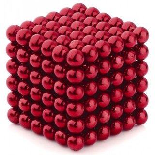 Magnetic Sphere Buckyballs Neocube 216pcs Ball 5mm Puzzle in Red