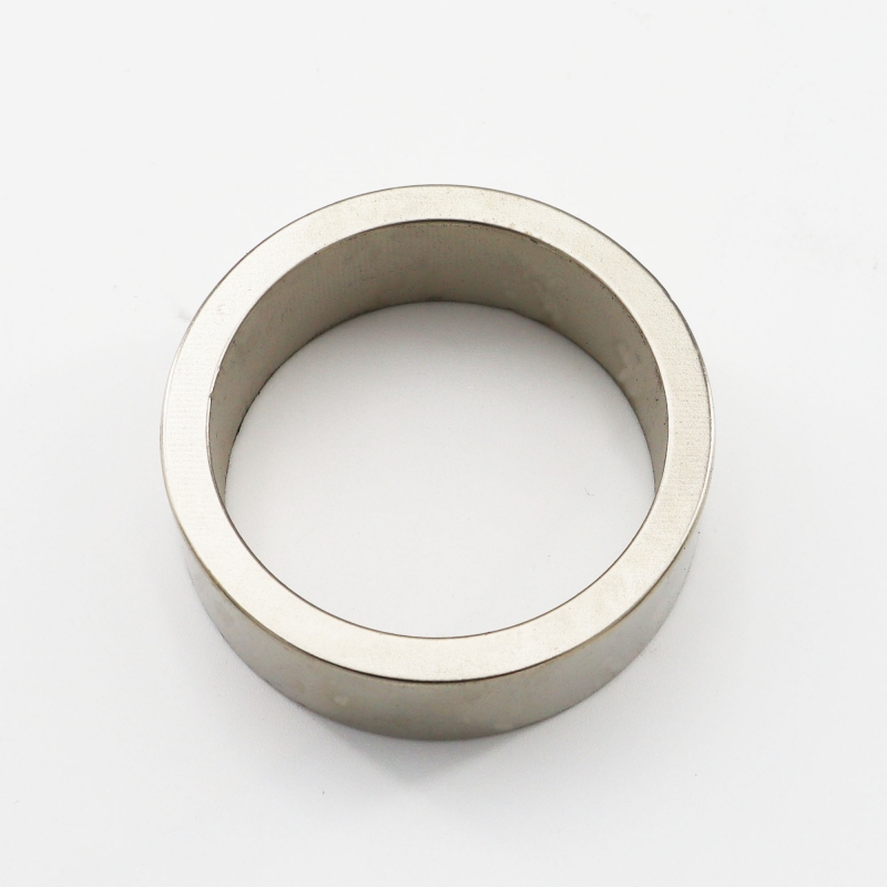 Radial Ring Magnet Sintered Neodymium D55X45X17.5 NiCuNi N40H
