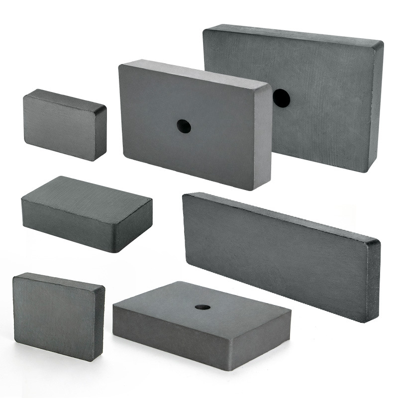 Custom Rectangle Industrial Magnet Square Block Ceramic Ferrite