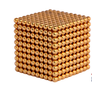 Magnetic Sphere Buckyballs Neocube 216pcs Ball 5mm Puzzle Gold