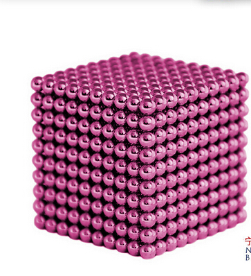 Magnetic Sphere Buckyballs Neocube 216pcs Ball 5mm Puzzle Pink